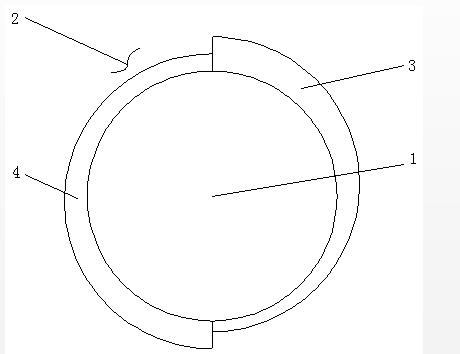 染色機(jī)用防滑提布輪結(jié)構(gòu)圖 染色機(jī)用防滑提布輪結(jié)構(gòu)圖